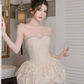 Pretty Homecoming Dress Sweetheart Rinestone Prom Dress Back to School Outfits Party Dress  D6277
