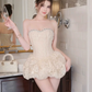 Pretty Homecoming Dress Sweetheart Rinestone Prom Dress Back to School Outfits Party Dress  D6277