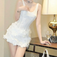 Chic Homecoming Dress Square Applique Prom Dress Back to School Outfits Party Dress  D6281