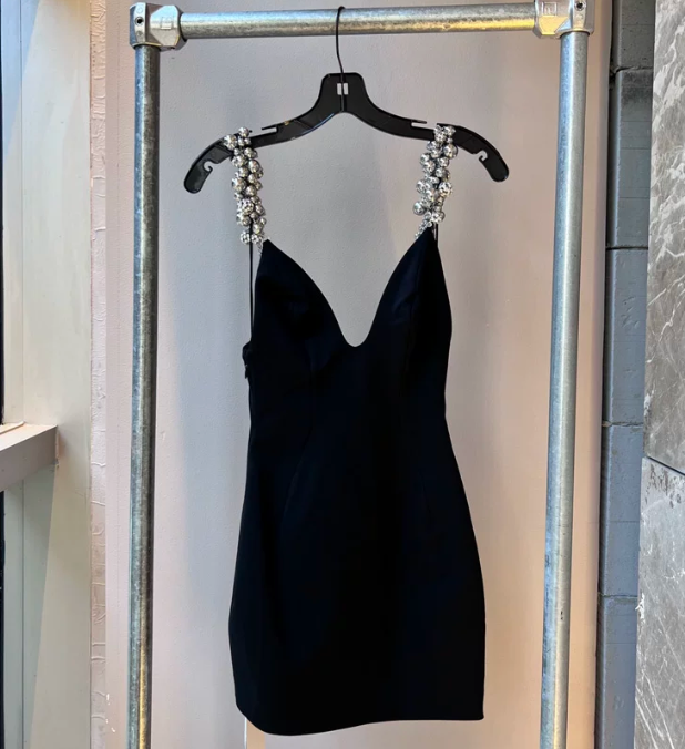 New Homecoming Dress Spaghetti Strap Prom Dress Back to School Outfits Party Dress  D6295