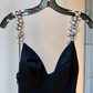 New Homecoming Dress Spaghetti Strap Prom Dress Back to School Outfits Party Dress  D6295