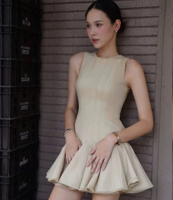 Simple Homecoming Dress Jewel Prom Dress Back to School Outfits Party Dress  D6299