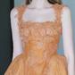 Stunning Homecoming Dress Square Applique Prom Dress Back to School Outfits Party Dress  D6301