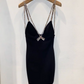 Pretty Homecoming Dress V Neck Rinestone Prom Dress Back to School Outfits Party Dress  D6276