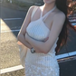 Pretty Homecoming Dress Halter Sequins Prom Dress Back to School Outfits Party Dress  D6317