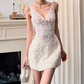 Pretty Homecoming Dress V Neck Applique Prom Dress Back to School Outfits Party Dress  D6322