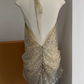 Shiny Homecoming Dress Halter Sequins Prom Dress Back to School Outfits Party Dress  D6325