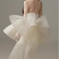 Stunning Homecoming Dress Strapless Applique Bowknot  Dress Back to School Outfits Party Dress  D6335