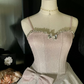 Stunning Homecoming Dress Spaghetti Strap Bowknot Dress Back to School Outfits Party Dress  D6337
