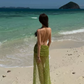 Pretty Homecoming Dress Spaghetti Strap Sequins Hi-Lo Backless Prom Dress Back to School Outfits Party Dress  D6321