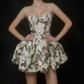 New Homecoming Dress Spaghetti Strap Dress Back to School Outfits Party Dress  D6343