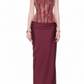 Elegant Prom Dress Strapless Lace Dress Evening Dress   D6320