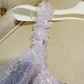 New Homecoming Dress Sheer Straps Flower Beading Dress Back to School Outfits Party Dress  D6348
