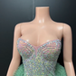 Stunning Homecoming Dress Sweetheart Rinestone Lace Dress Back to School Outfits Party Dress  D6355