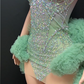 Stunning Homecoming Dress Sweetheart Rinestone Lace Dress Back to School Outfits Party Dress  D6355