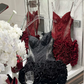 Charming Homecoming Dress V Neck Sequins Rinestone Tulle Dress Back to School Outfits Party Dress  D6361