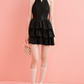 Charming Homecoming Dress Halter Rinestone Bowknot Dress Back to School Outfits Party Dress  D6368
