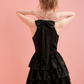 Charming Homecoming Dress Halter Rinestone Bowknot Dress Back to School Outfits Party Dress  D6368