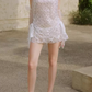 New Homecoming Dress Halter Sequins Dress Back to School Outfits Party Dress  D6371