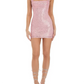 Shiny Homecoming Dress Halter Sequins Backless Dress Back to School Outfits Party Dress  D6382
