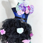 Pretty Homecoming Dress Strapless Flower Cascade Back to School Outfits Party Dress  D6442