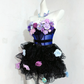 Pretty Homecoming Dress Strapless Flower Cascade Back to School Outfits Party Dress  D6442