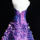 Stunning Homecoming Dress Strapless Rinestone Cascade Back to School Outfits Party Dress  D6447