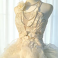 Stunning Homecoming Dress Strapless Tulle Cascade Dress Back to School Outfits Party Dress  D6440