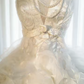 Stunning Homecoming Dress Strapless Tulle Cascade Dress Back to School Outfits Party Dress  D6440