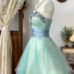 Stunning Homecoming Dress Sweetheart Rinestone Tulle Back to School Outfits Party Dress  D6492