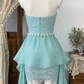 Stunning Homecoming Dress Sweetheart Pearl Tulle Hi-Lo Back to School Outfits Party Dress  D6497