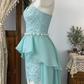 Stunning Homecoming Dress Sweetheart Pearl Tulle Hi-Lo Back to School Outfits Party Dress  D6497