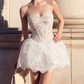 Elegant Homecoming Dress Sweetheart Lace Back to School Outfits Party Dress  D6507
