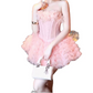 Charming Homecoming Dress Sweetheart Lace Cascade Back to School Outfits Party Dress  D6509