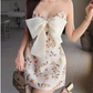 Charming Homecoming Dress Sweetheart Bowknot Back to School Outfits Party Dress  D6510