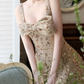 Shiny Homecoming Dress Spaghetti Strap Sequins Bowknot Back to School Outfits Party Dress  D6512