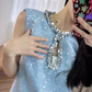 Elegant Homecoming Dress Jewel Sequins Back to School Outfits Party Dress  D6515