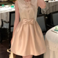 Elegant Homecoming Dress Jewel Bowknot Back to School Outfits Party Dress  D6517