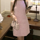 Elegant Homecoming Dress Jewel Pearl Back to School Outfits Party Dress  D6520
