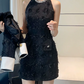 Elegant Homecoming Dress Jewel Rinestone Back to School Outfits Party Dress  D6521
