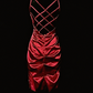 Pretty Homecoming Dress Spaghetti Strap Pleated Back to School Outfits Party Dress  D6548
