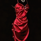 Pretty Homecoming Dress Spaghetti Strap Pleated Back to School Outfits Party Dress  D6548