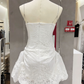Pretty Homecoming Dress V Neck Butterfly Back to School Outfits Party Dress  D6553