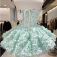Beauty Homecoming Dress Strapless Flower Back to School Outfits Party Dress  D6556