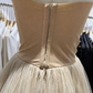 Simple Homecoming Dress Strapless Tulle Back to School Outfits Party Dress  D6558