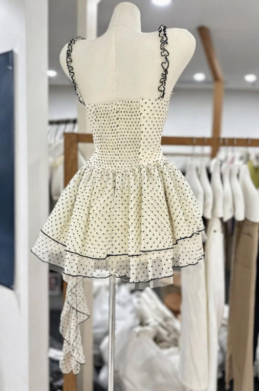 Simple Homecoming Dress Square Tulle Back to School Outfits Party Dress  D6559