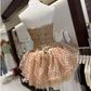 Sweet Homecoming Dress Strapless Tulle Back to School Outfits Party Dress  D6560