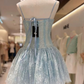 Simple Homecoming Dress Spaghetti Strap Lace Back to School Outfits Party Dress  D6564
