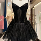 Simple Homecoming Dress Spaghetti Strap Lace Back to School Outfits Party Dress  D6564