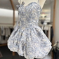 Elegant Homecoming Dress Spaghetti Strap Applique Back to School Outfits Party Dress  D6568